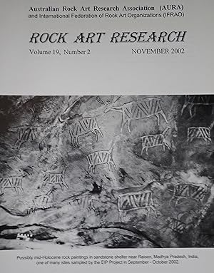 Imagen del vendedor de Rock Art Research (Volume 19, Number 2, November 2002) a la venta por Weekly Reader