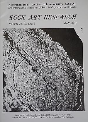 Imagen del vendedor de Rock Art Research (Volume 20, Number 1, May 2003) a la venta por Weekly Reader