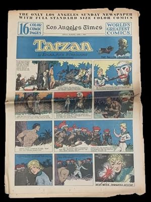 "The Fallen Goddess" from "The Aviatrix," Tarzan Sunday story in Los Angeles Times Comics, April ...