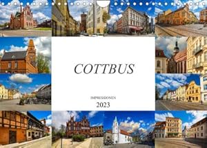 Bild des Verkufers fr Cottbus Impressionen (Wandkalender 2023 DIN A4 quer) : Zwlf beeindruckende Bilder der Stadt Cottbus (Monatskalender, 14 Seiten ) zum Verkauf von AHA-BUCH GmbH