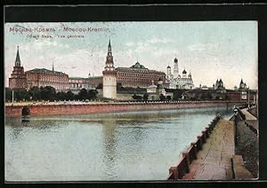 Ansichtskarte Moskau, Blick auf den Kreml