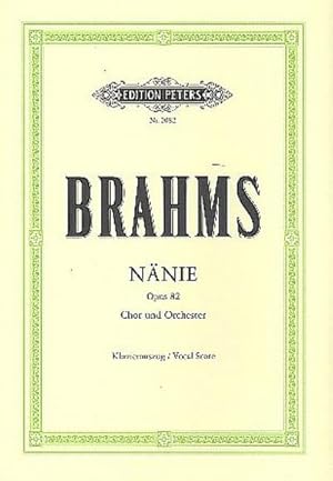 Bild des Verkufers fr Nnie Op. 82 for Choir and Orchestra (Vocal Score) zum Verkauf von Smartbuy