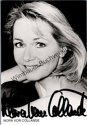 Bild des Verkufers fr Original Autogramm Nora von Collande /// Autograph signiert signed signee zum Verkauf von Antiquariat im Kaiserviertel | Wimbauer Buchversand