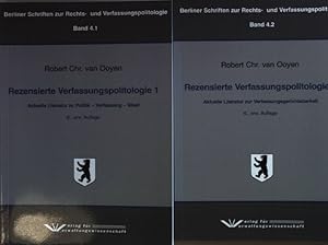 Immagine del venditore per Rezensierte Verfassungspolitologie (2 Bnde KOMPLETT) - Bd.1: Aktuelle Literatur zu Politik - Verfassung - Staat/ Bd.2: Aktuelle Literatur zur Verfassungsgerichtsbarkeit. Berliner Schriften zur Rechts- und Verfassungspolitologie Bd. 4.1/ 4.2; venduto da books4less (Versandantiquariat Petra Gros GmbH & Co. KG)