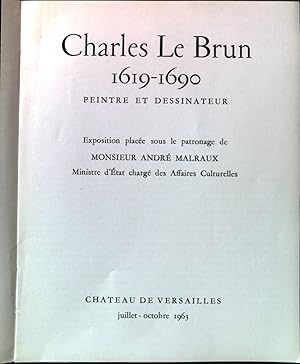 Bild des Verkufers fr Charles Le Brun 1619 - 1690: Peintre et Dessinateur. zum Verkauf von books4less (Versandantiquariat Petra Gros GmbH & Co. KG)