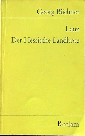 Bild des Verkufers fr Lenz - Der hessische landbote zum Verkauf von Librodifaccia