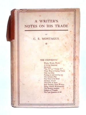 Seller image for A Writer's Notes on His Trade for sale by World of Rare Books