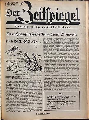 DER ZEITSPIEGEL. Redaktion: Carl Schneider Wochenschrift für politische Bildung. Achter Jahrgang ...