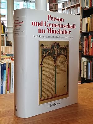 Seller image for Person und Gemeinschaft im Mittelalter, Karl Schmid zum fnfundsechzigsten Geburtstag, for sale by Antiquariat Orban & Streu GbR