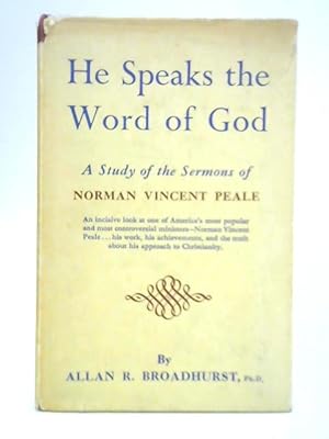Bild des Verkufers fr He Speaks the Word of God zum Verkauf von World of Rare Books