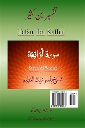 Bild des Verkufers fr Quran Tafsir Ibn Kathir Urdu : Surah Waqiah -Language: urdu zum Verkauf von GreatBookPrices