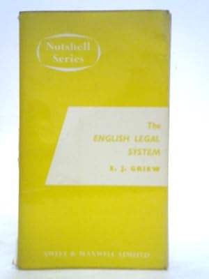 Seller image for The English legal system in a nutshell (Nutshell series) for sale by World of Rare Books