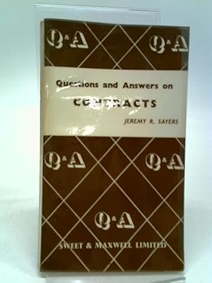 Seller image for Questions And Answers On Contracts (Students Aids Questions And Answers) for sale by World of Rare Books