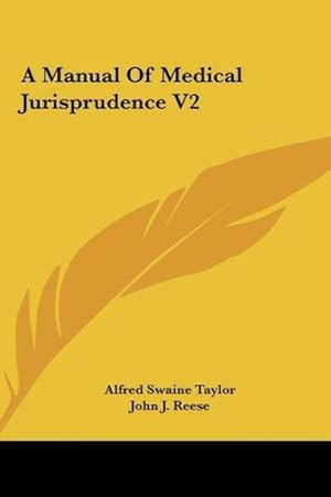 Seller image for A Manual Of Medical Jurisprudence V2 for sale by moluna