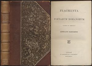 Fragmenta poetarum romanorum. Collegit et emendavit Aemilius Baehrens.