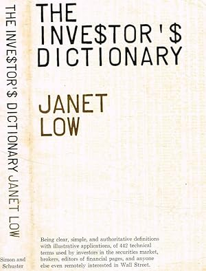 Imagen del vendedor de The investor's dictionary a la venta por Biblioteca di Babele