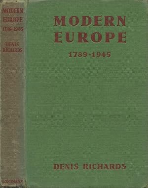 Bild des Verkufers fr An illustrated history of Modern Europe. 1789-1945 zum Verkauf von Biblioteca di Babele