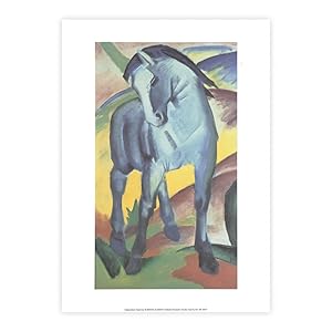 Franz Marc: Cavallo Blu