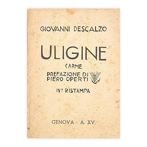 Giovanni Descalzo - Uligine - Autografato