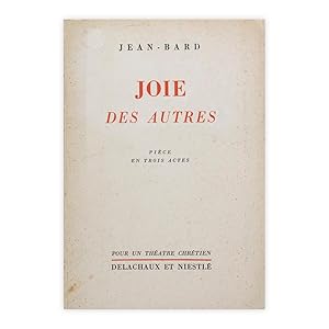 Jean-Bard - Joie des autres - Autografato