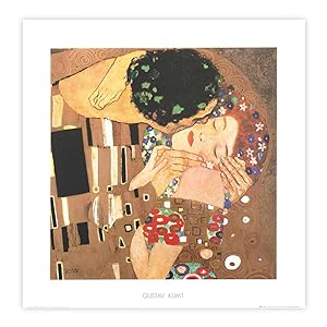 Gustav Klimt - The Kiss (Detail)