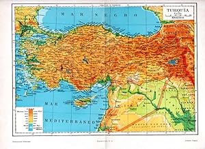 LAMINA V07639: Mapa de Turquia