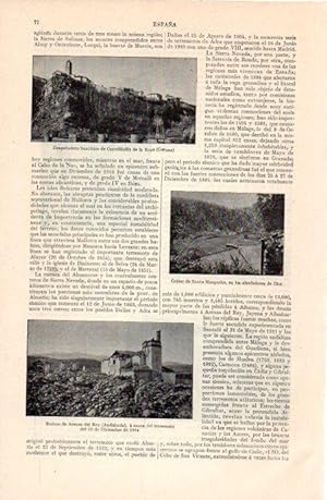 Immagine del venditore per LAMINA V07092: Despeadero Castellfolit de la Roca (Girona) y ruinas de Arenas del Rey venduto da EL BOLETIN