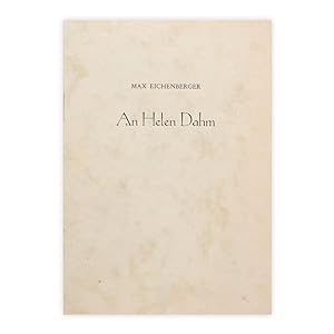 Max Eichenberger - An Helen Dahm - Autografato