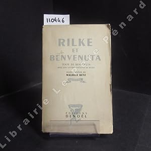Immagine del venditore per Rilke et Benvenuta. Avec des lettres indites de Rilke venduto da Librairie-Bouquinerie Le Pre Pnard