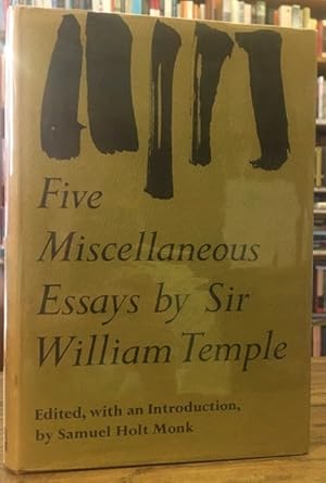 Image du vendeur pour Five Miscellaneous Essays mis en vente par San Francisco Book Company