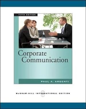 Image du vendeur pour Corporate Communication mis en vente par WeBuyBooks