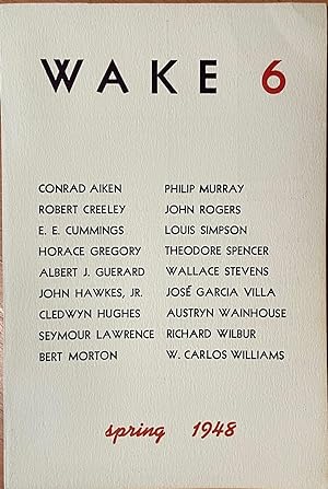 Imagen del vendedor de WAKE 6, Spring 1948 a la venta por Reilly Books