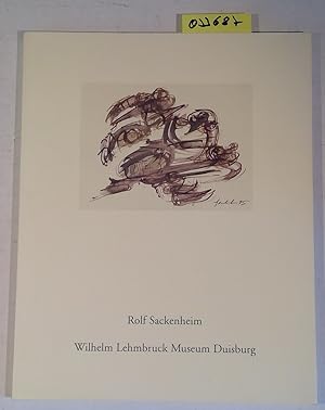 Immagine del venditore per Rolf Sackenheim. Werke im Wilhelm Lehmbruck Museum Duisburg 6. Oktober bis 17. November 1996 venduto da Antiquariat Trger