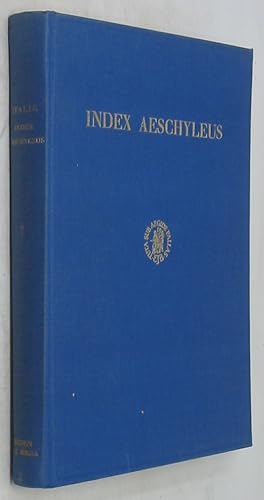 Index Aeschyleus: Editio Altera. Correcta Et Aucta Curavit S. L. Radt