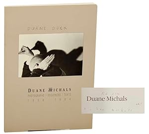 Imagen del vendedor de Duane Duck / Duane Michals - Photographs /Sequences / Texts 1958-1984 (Signed) a la venta por Jeff Hirsch Books, ABAA