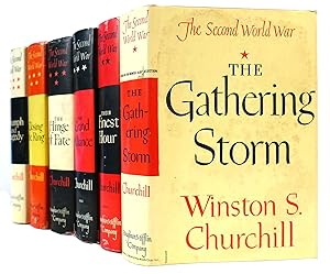 Seller image for THE SECOND WORLD WAR: TRIUMPH AND TRAGEDY IN SIX VOLUMES The Gathering Storm; Their Finest Hour; the Grand Alliance; the Hinge of Fate; Closing the Ring; Triumph and Tragedy for sale by Rare Book Cellar