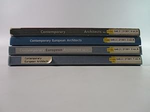 Seller image for Contemporary European Architects. Vol. I-IV. for sale by Antiquariat Bookfarm