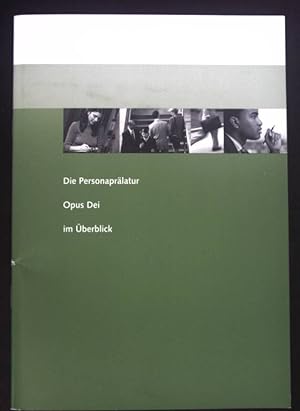 Bild des Verkufers fr Die Personalprlatur Opus dei im berblick. zum Verkauf von books4less (Versandantiquariat Petra Gros GmbH & Co. KG)