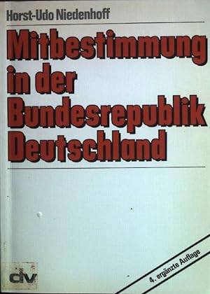 Bild des Verkufers fr Mitbestimmung in der Bundesrepublik Deutschland. zum Verkauf von books4less (Versandantiquariat Petra Gros GmbH & Co. KG)