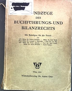 Image du vendeur pour Grundzge des Buchfhrungs- und Bilanzrechts. mis en vente par books4less (Versandantiquariat Petra Gros GmbH & Co. KG)