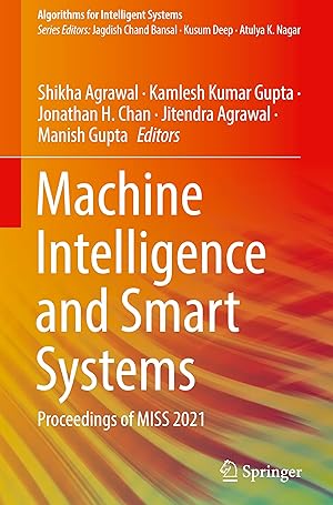 Image du vendeur pour Machine Intelligence and Smart Systems mis en vente par moluna