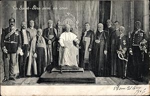 Ansichtskarte / Postkarte Papst Pius X., Geistliche, Le Saint Pere