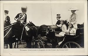 Ansichtskarte / Postkarte Prinzessin Victoria Luise von Preußen, Regimentschefin in Danzig, Toten...