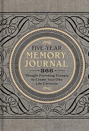Seller image for Five-Year Memory Journal: 366 Thought-Provoking Prompts to Create Your Own Life Chronicle (Volume 1) (Gilded, Guided Journals) for sale by Pieuler Store