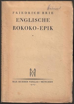 Englische Rokoko-Epik (1710-1730).