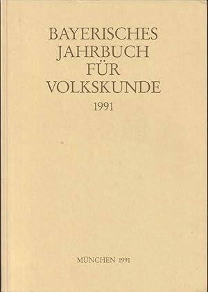 Seller image for Bayerisches Jahrbuch fr Volkskunde 1991. In memoriam Hans Moser. for sale by Antiquariat Dennis R. Plummer