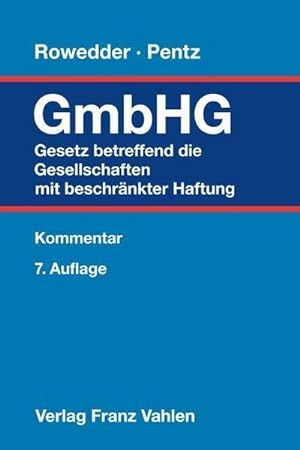 Seller image for Gesetz betreffend die Gesellschaften mit beschrnkter Haftung for sale by AHA-BUCH GmbH