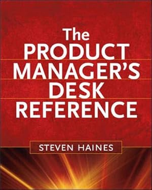 Seller image for The Product Manager's Desk Reference for sale by Pieuler Store