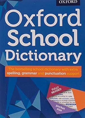 Imagen del vendedor de Oxford School Dictionary a la venta por Pieuler Store