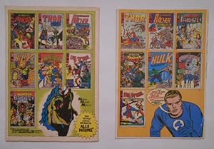Die Fantastischen Vier Nr. 22 und Nr. 23 [2 Ausgaben 1974]. Das eindrucksvollste Superhelden-Team...